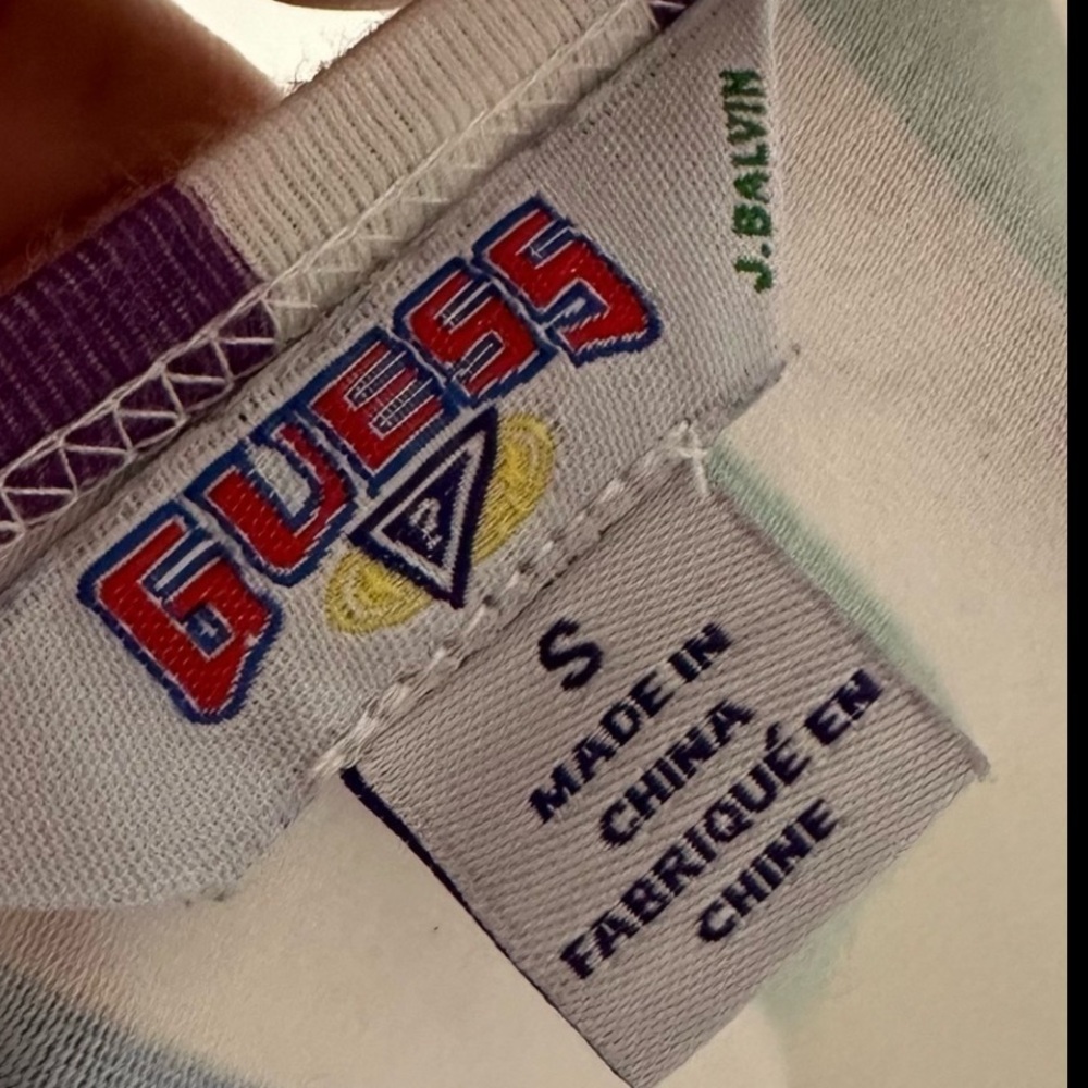 GUESS x J Balvin Colores Collection rainbow stripped bodysuit - Picture 5 of 5